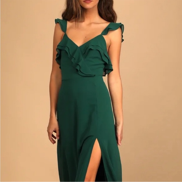 Lulu's Ruffle Maxi Dress - Picture 2 of 8